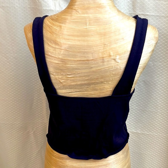 Escada navy blue vintage sleeveless top Size EU40/US10. Worn with love - Picture 2 of 4